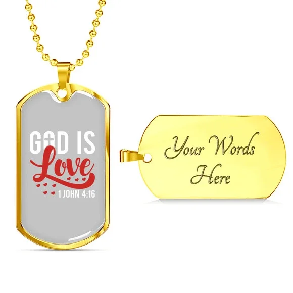 Express Your Love Gifts Jewelry God Is Love John 416 Necklace